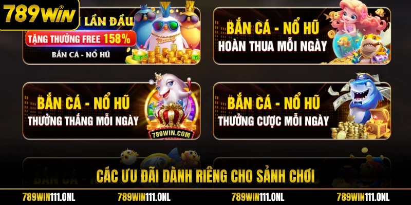Các ưu đãi dành riêng cho sảnh chơi