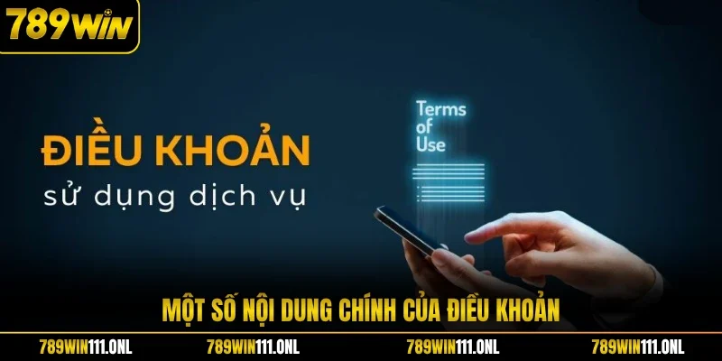 Một số nội dung chính của điều khoản